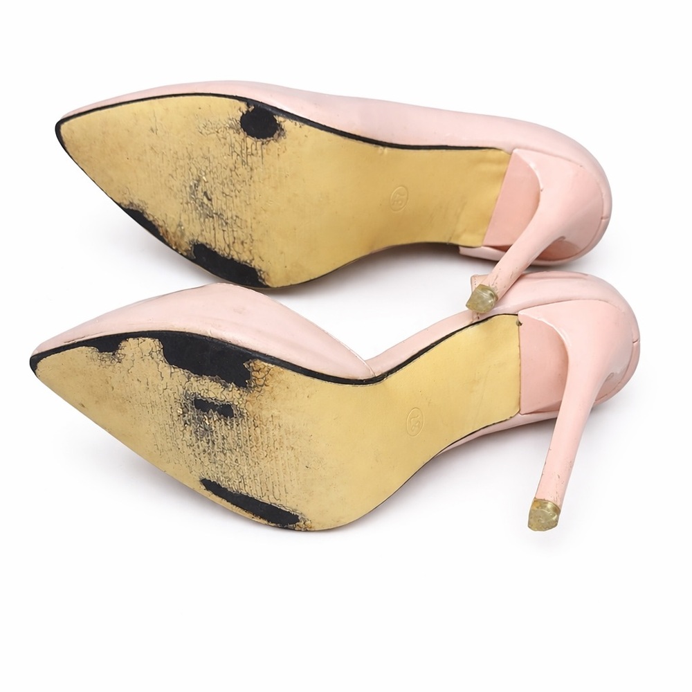 Women's Classic Pointed-Toe Stiletto Pumps - Blush Pink - Picture 4 of 7